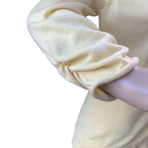 Neiman Marcus Yellow Long Sleeve Shawl Collar Single Button Cardigan Size Small - Picture 5 of 12